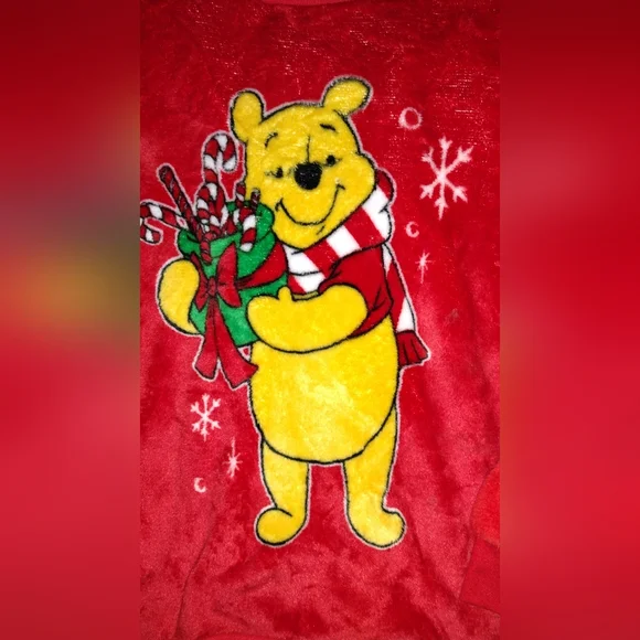 Disney Winnie the Pooh Christmas holiday shirt - Picture 2 of 5
